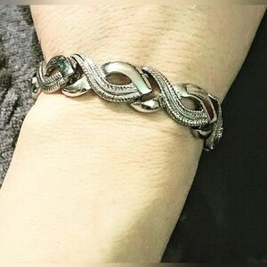 Vuntage Monet Silver Bracelet